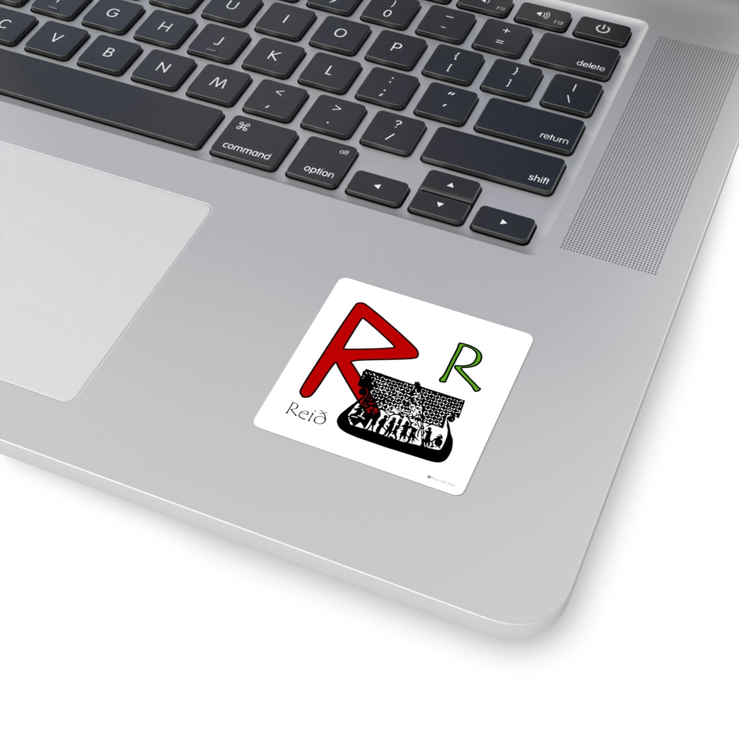 R - square stickers 2"-6"