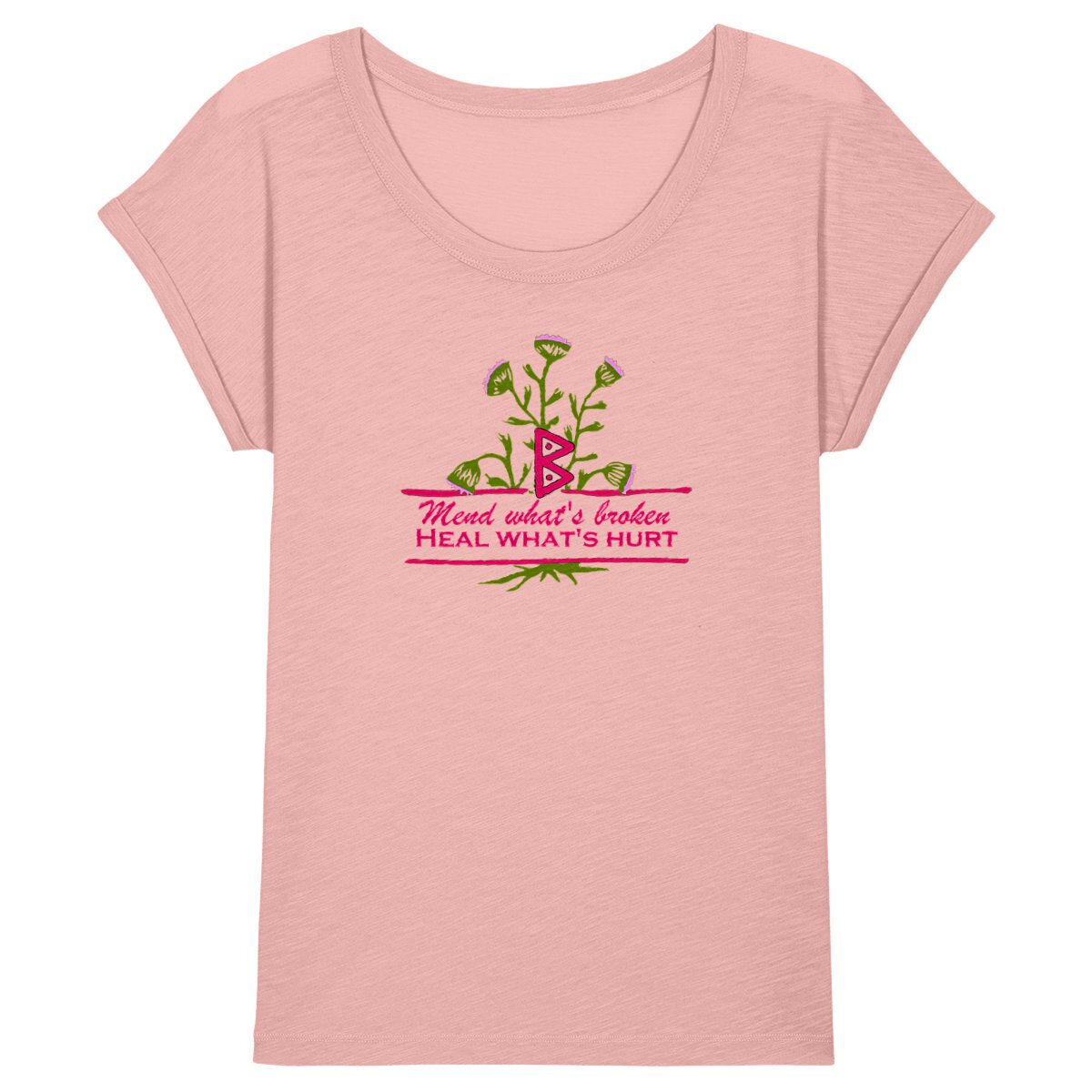 Plástur mend and heal women's t-shirt