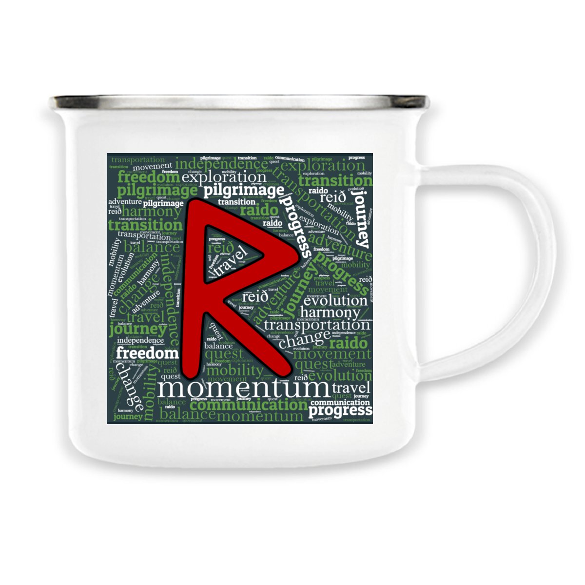 Reid (Raido) Enamel camping mug